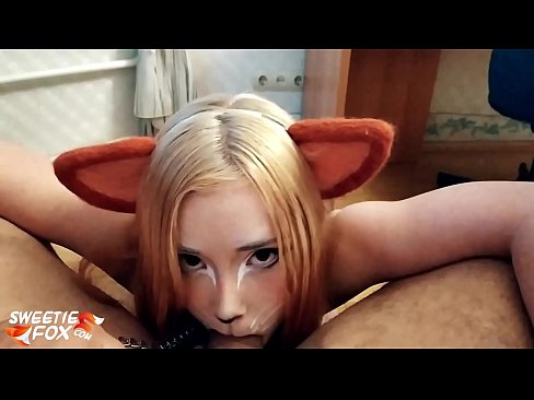 ❤️ Kitsune sluk piel en kom in haar mond ️ Fok video  by ons ❌